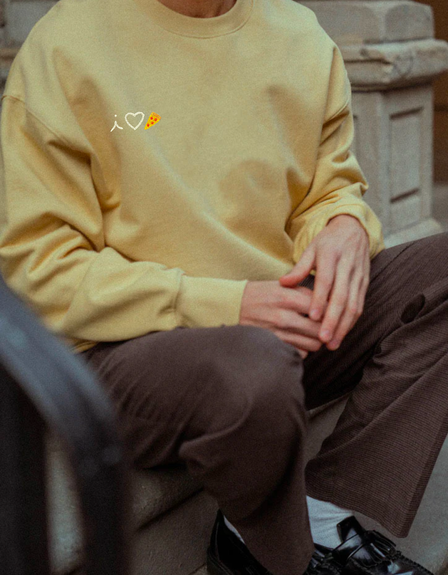 Sudadera con cuello redondo Chick