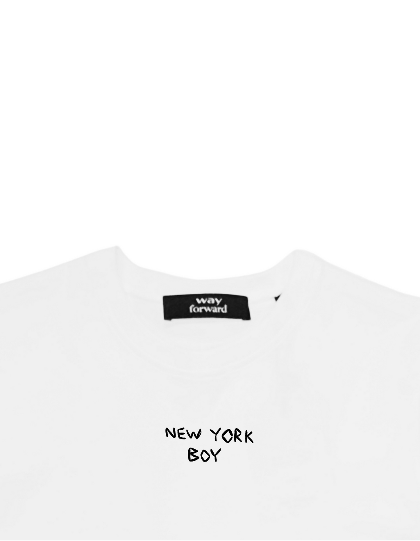 New York Boy Short Sleeve Crop Tee