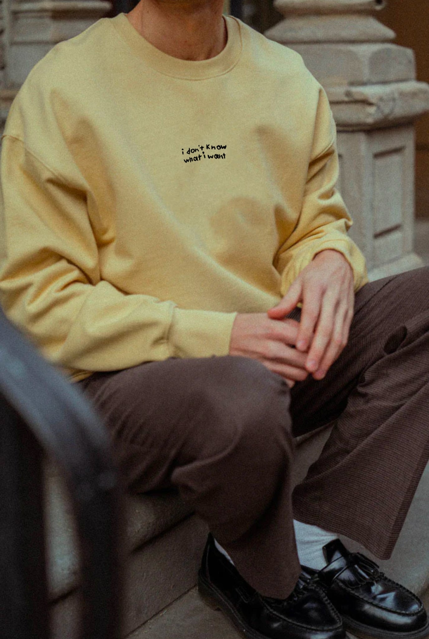 I Don’t Know What I Want Crewneck