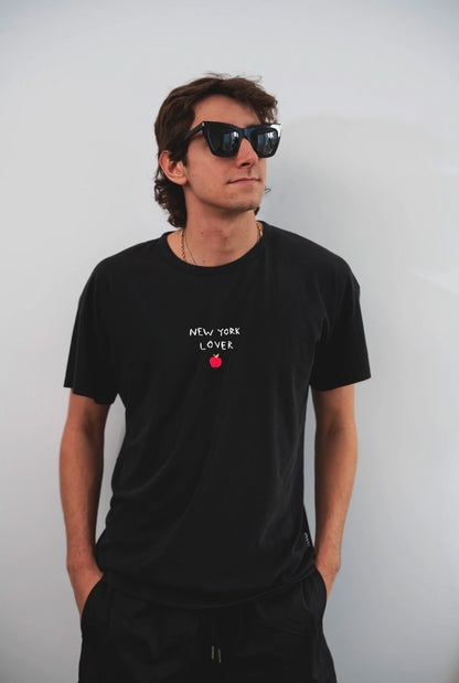 Camiseta con el logo de New York Lover &amp; Apple