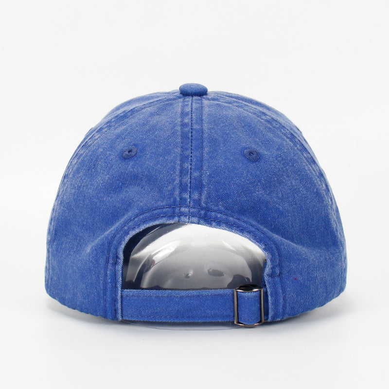A blue wash cotton cap 