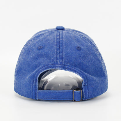 A blue wash cotton cap 