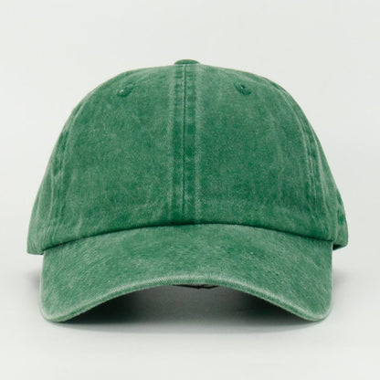 A green wash cotton cap 