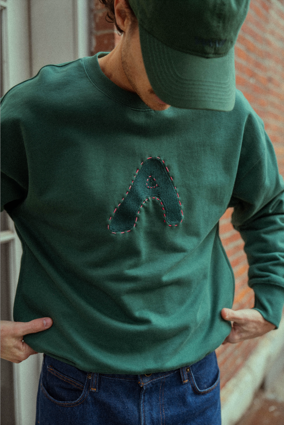 Sudadera con cuello redondo Amor