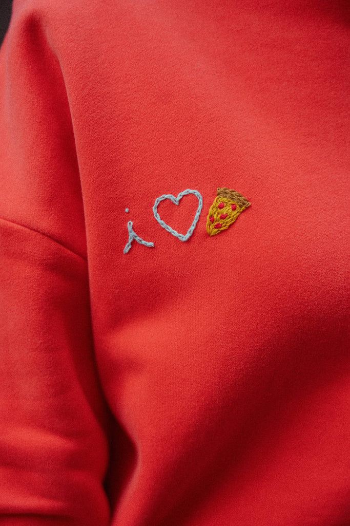 I <3 PIZZA - Embroidery